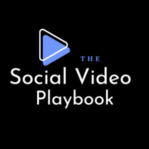 The Social Video Playbook podcast logo on a black background